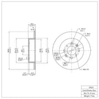 R1 Concepts Disc Brake Rotor ERE-59031