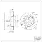 R1 Concepts Disc Brake Rotor ERE-59032