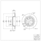 R1 Concepts Disc Brake Rotor ERE-59033