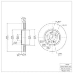 R1 Concepts Disc Brake Rotor ERE-59039