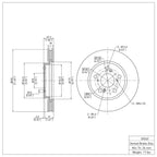 R1 Concepts Disc Brake Rotor ERE-59049