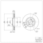 R1 Concepts Disc Brake Rotor ERE-59053