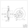 R1 Concepts Disc Brake Rotor ERE-59055