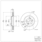 R1 Concepts Disc Brake Rotor ERE-59055