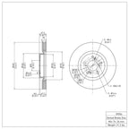 R1 Concepts Disc Brake Rotor ERE-59056