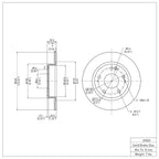 R1 Concepts Disc Brake Rotor ERE-59059