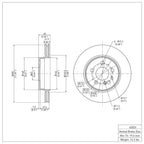 R1 Concepts Disc Brake Rotor ERE-63024