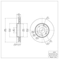 R1 Concepts Disc Brake Rotor ERE-63047