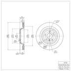 R1 Concepts Disc Brake Rotor ERE-63140
