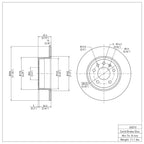 R1 Concepts Disc Brake Rotor ERE-65010