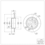 R1 Concepts Disc Brake Rotor ERE-65012