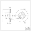R1 Concepts Disc Brake Rotor ERE-65013