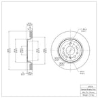 R1 Concepts Disc Brake Rotor ERE-65018