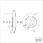 R1 Concepts Disc Brake Rotor ERE-67088