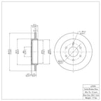 R1 Concepts Disc Brake Rotor ERE-67090