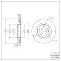 R1 Concepts Disc Brake Rotor ERE-72061