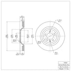 R1 Concepts Disc Brake Rotor ERE-73039