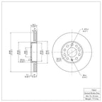R1 Concepts Disc Brake Rotor ERE-73041