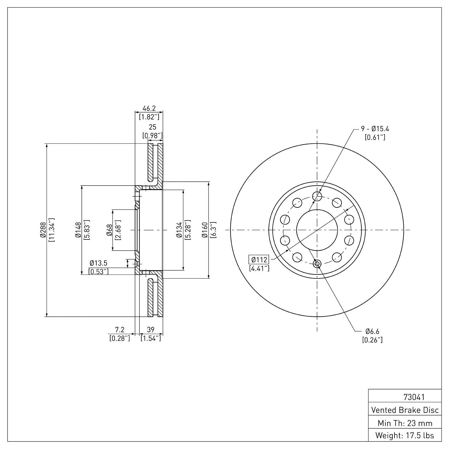 R1 Concepts Disc Brake Rotor ERE-73041