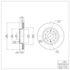 R1 Concepts Disc Brake Rotor ERE-74032