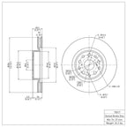 R1 Concepts Disc Brake Rotor ERE-75017