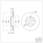 R1 Concepts Disc Brake Rotor ERE-76042