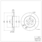 R1 Concepts Disc Brake Rotor ERE-76083