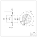 R1 Concepts Disc Brake Rotor ERE-76085