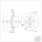 R1 Concepts Disc Brake Rotor ERE-76090