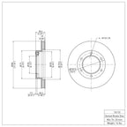 R1 Concepts Disc Brake Rotor ERE-76110