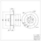 R1 Concepts Disc Brake Rotor ERE-76130