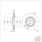 R1 Concepts Disc Brake Rotor ERE-76138