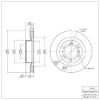 R1 Concepts Disc Brake Rotor ERE-76142