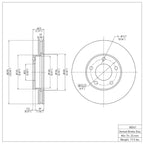 R1 Concepts Disc Brake Rotor ERE-80041