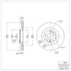 R1 Concepts Disc Brake Rotor ERE-80043