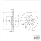 R1 Concepts Disc Brake Rotor ERE-80044