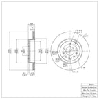 R1 Concepts Disc Brake Rotor ERE-80068
