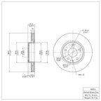 R1 Concepts Disc Brake Rotor ERE-80076