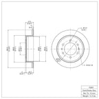 R1 Concepts Disc Brake Rotor ERE-93001