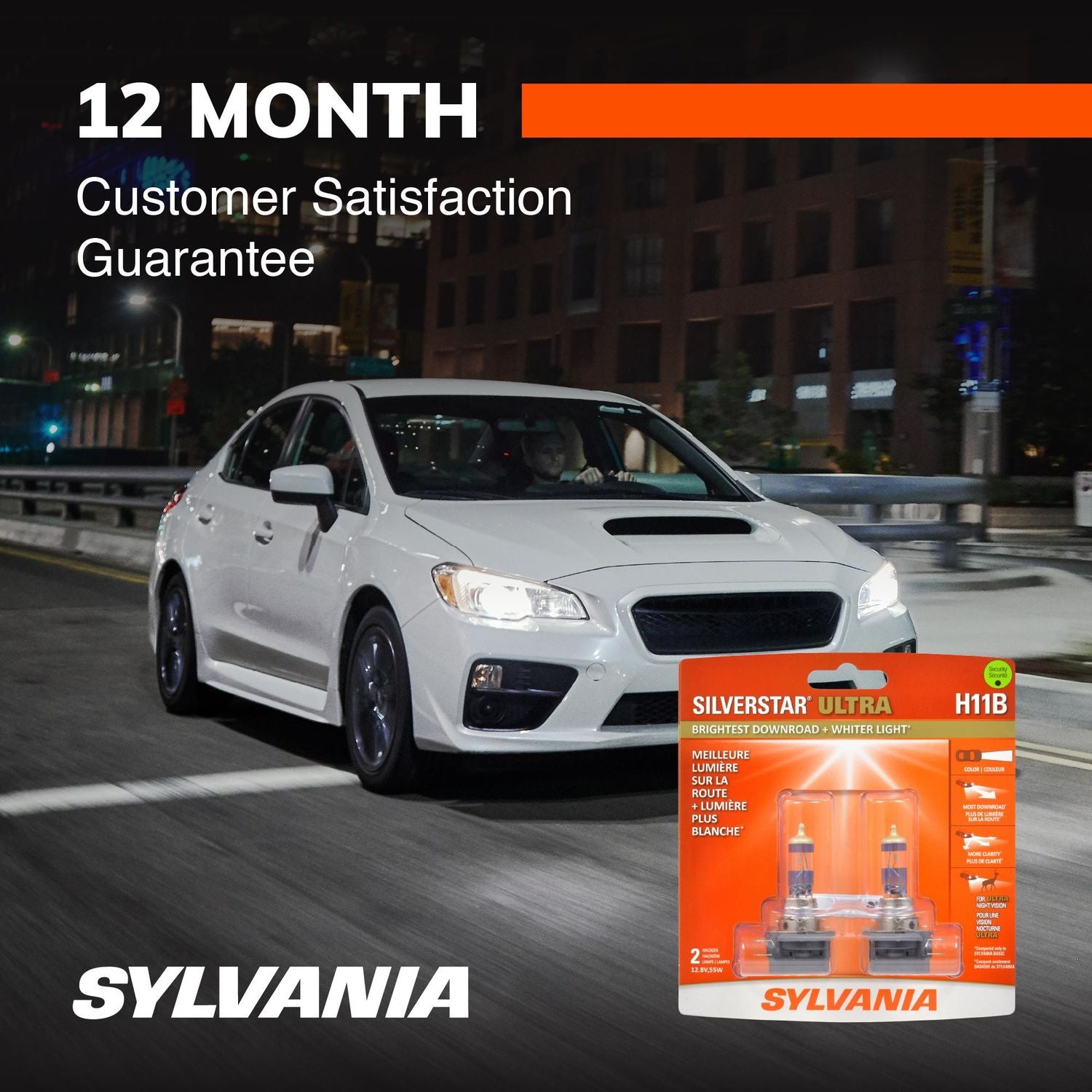 Sylvania SilverStar Ultra Bulb H11BSU-2