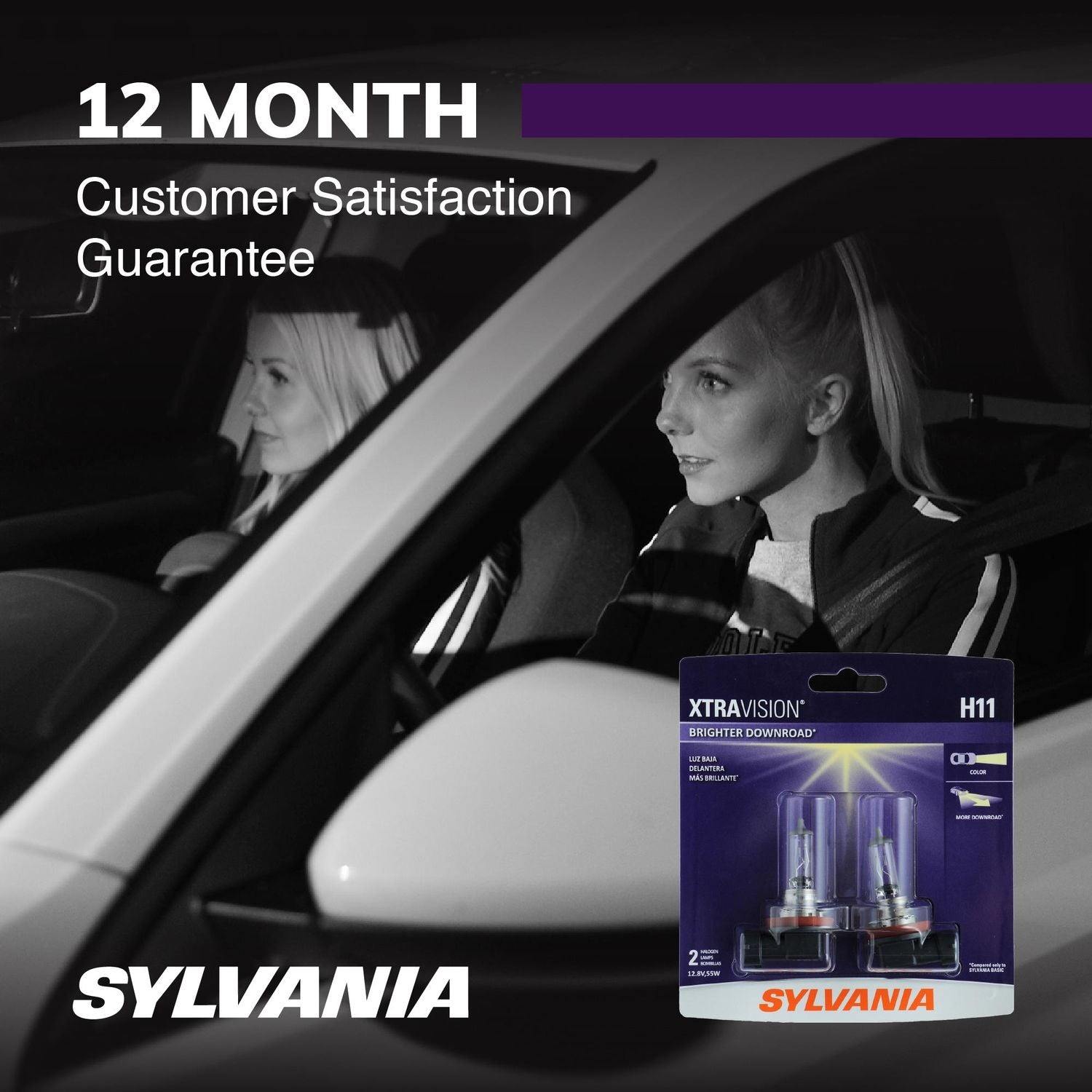 Sylvania XtraVision Headlight Bulb H11XV-2