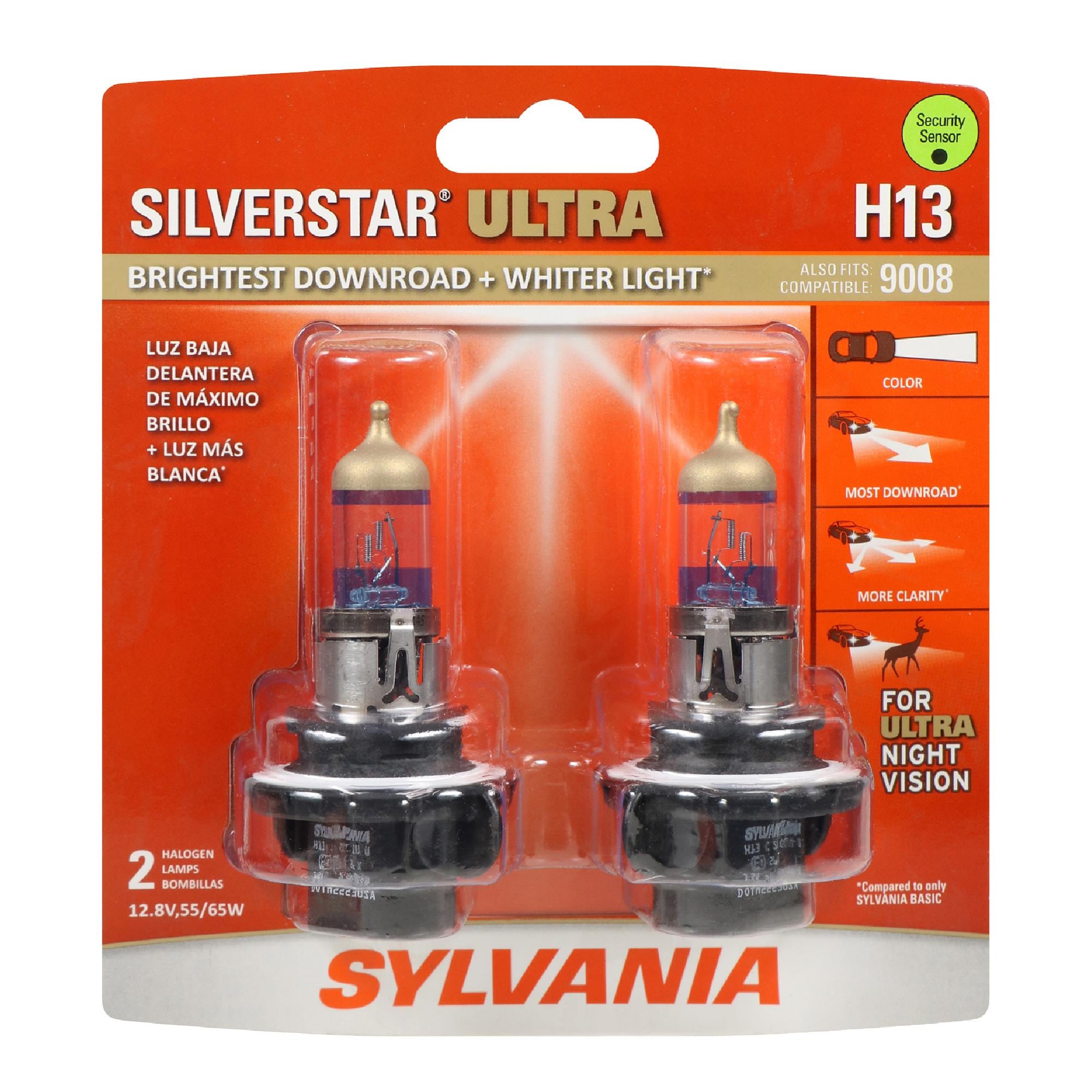 SilverStar Ultra Headlight and Fog Light Bulb H13SU-2