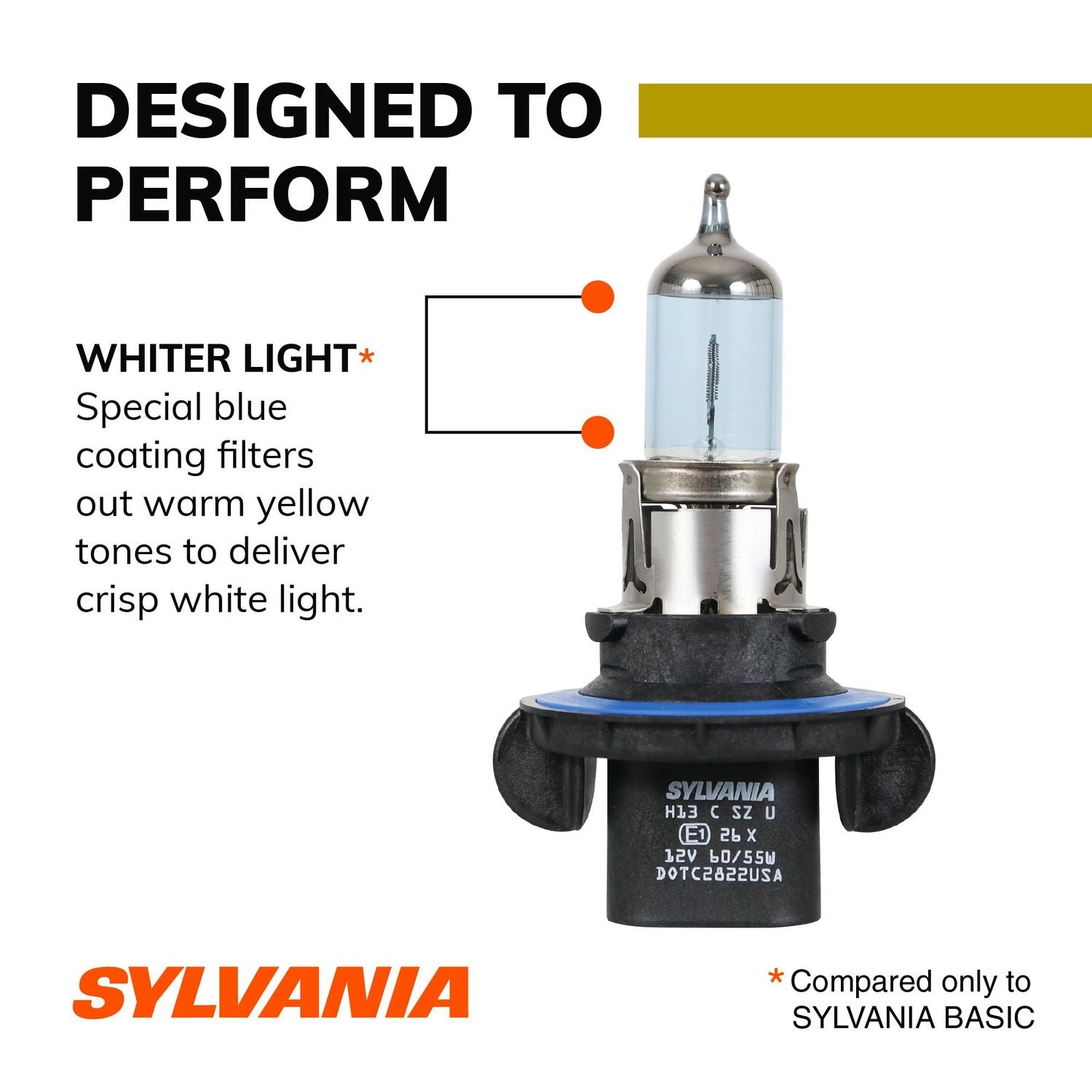 Sylvania SilverStar zXe Headlight Bulb H13SZGOLD-2