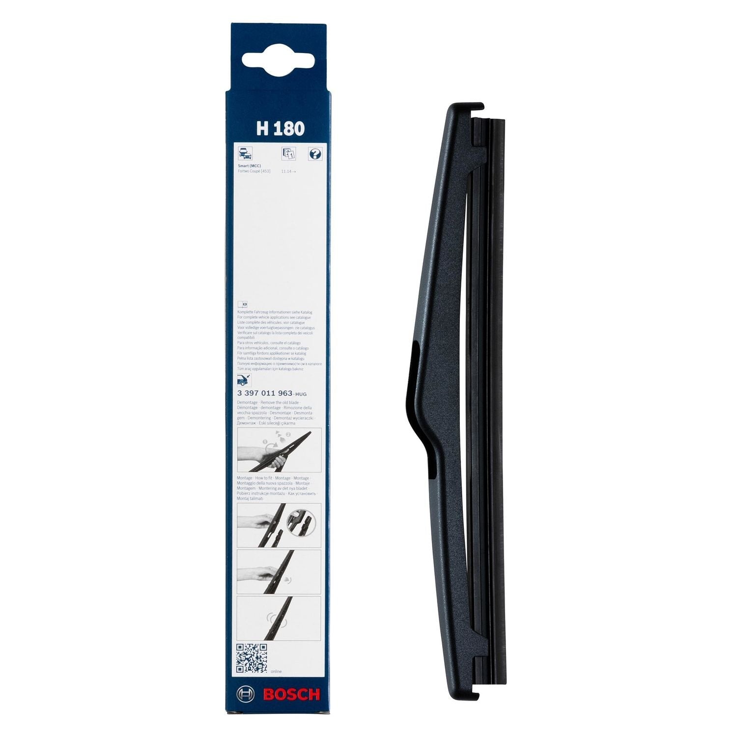 Bosch Rear 7in Wiper Blade H180
