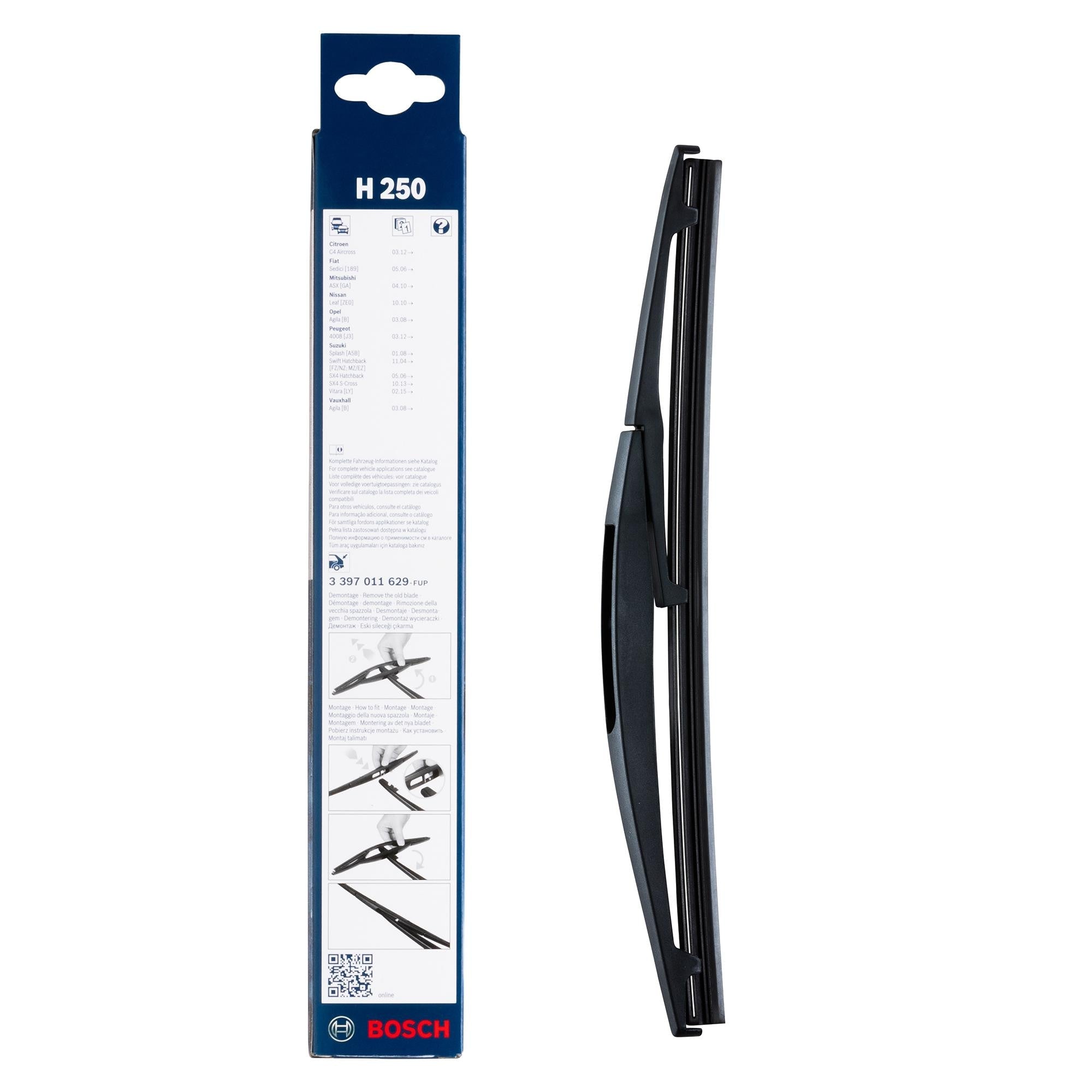 Bosch Rear 10in Wiper Blade H250
