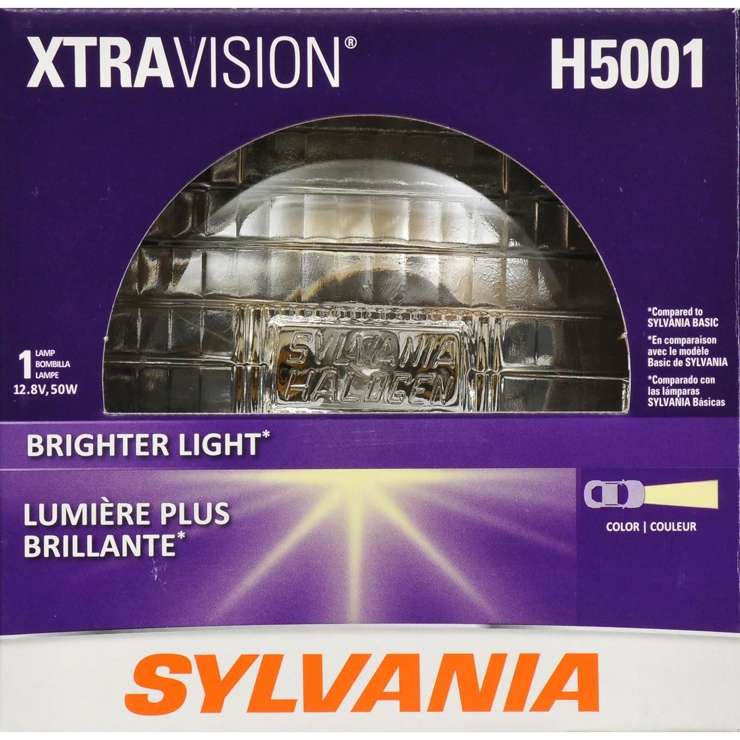 Sylvania XtraVision High Beam Headlight Bulb H5001XV