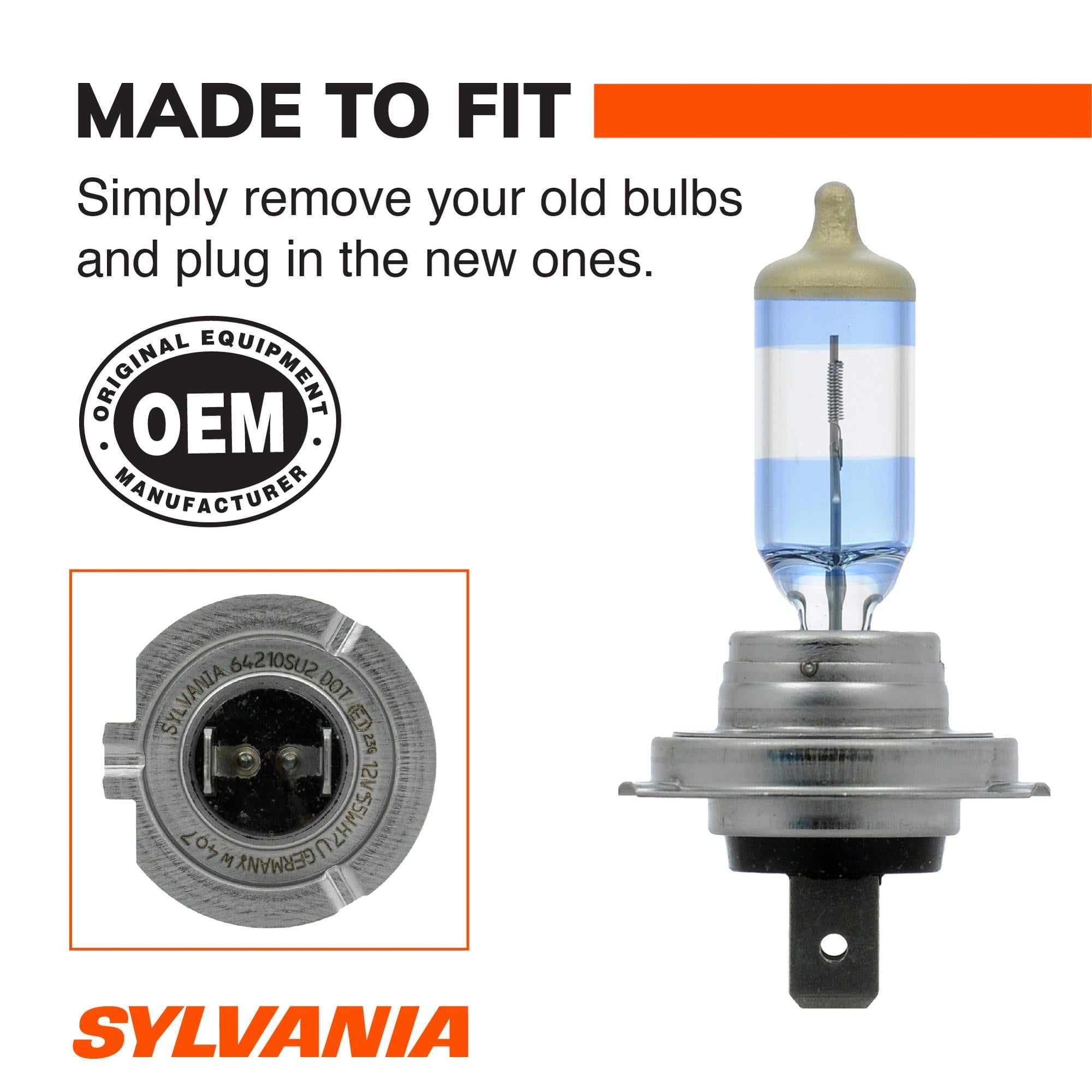 Sylvania SilverStar Ultra Headlight Bulb H7SU-2