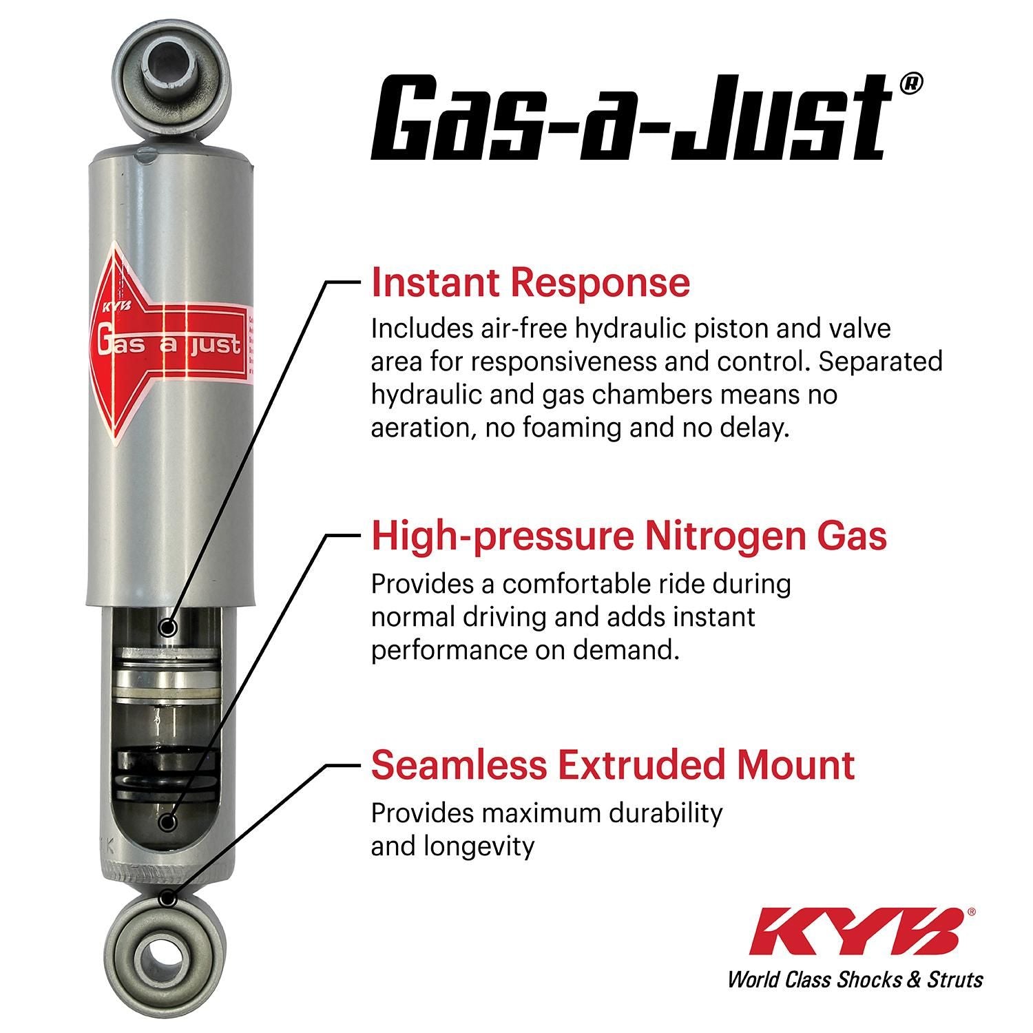 KYB Gas-a-Just Shock KG5519