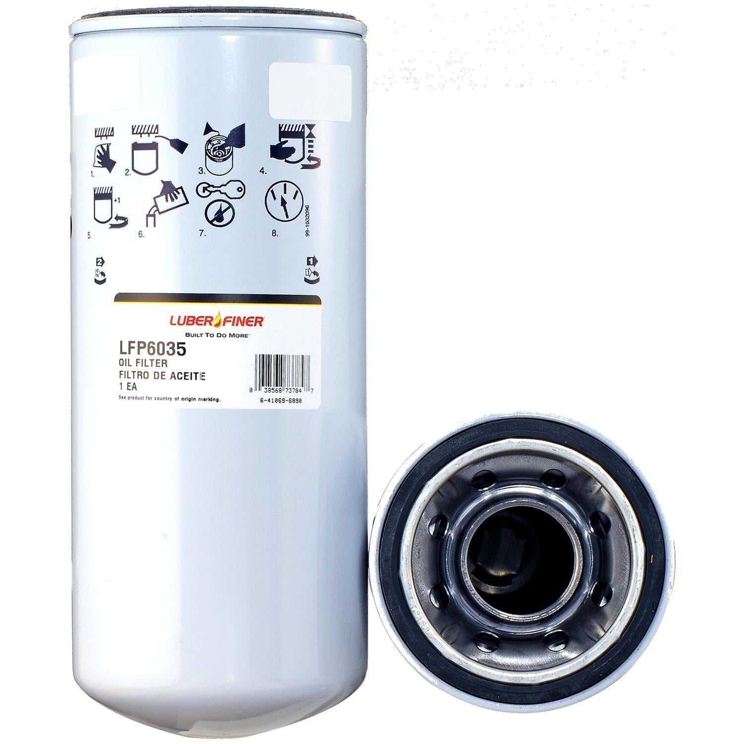 LUBER-FINER Spin-On Canister Engine Oil Filter LFP6035