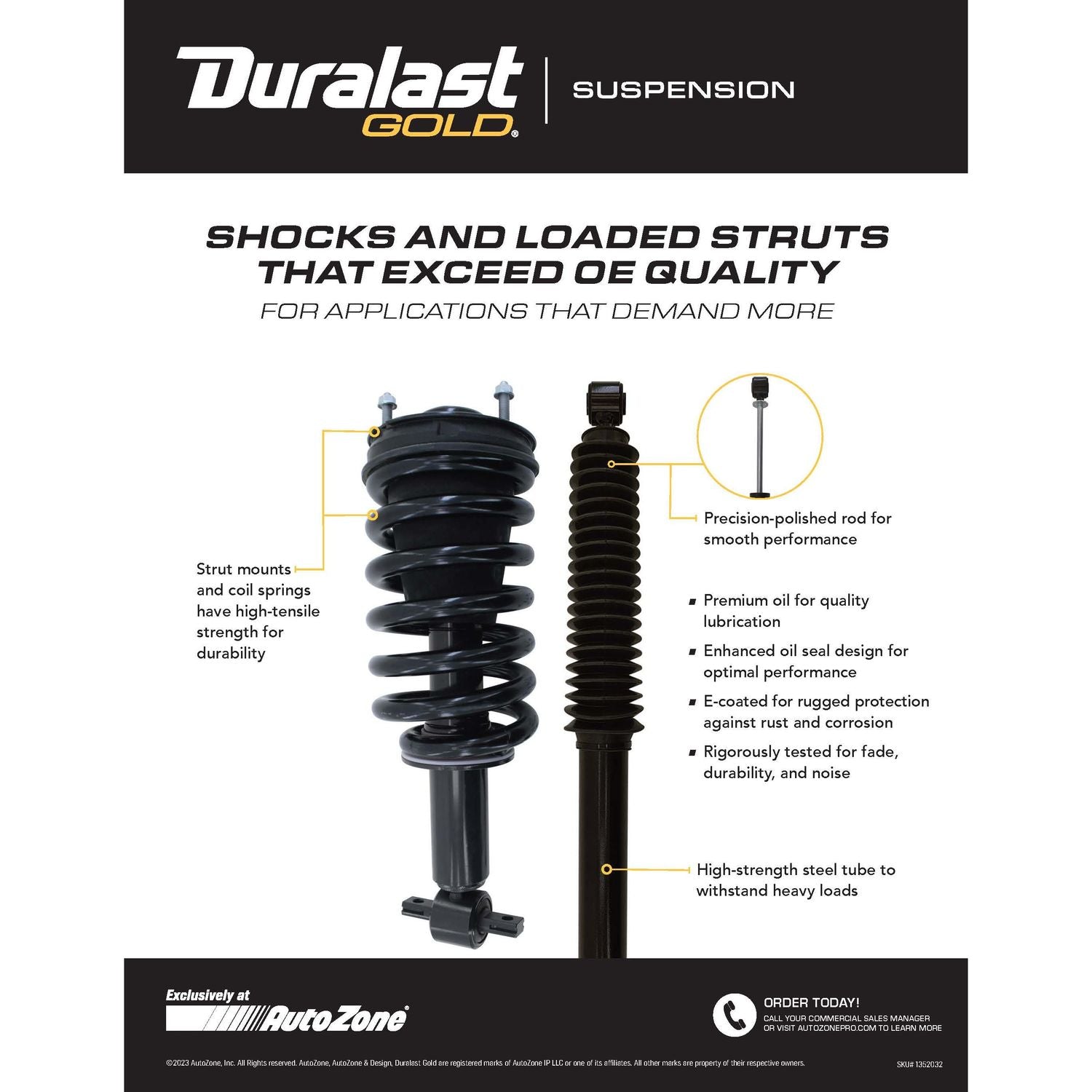 Gold Strut LS33-80931BG